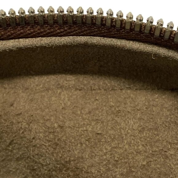 Auth GUCCI GG Plus/GG Supreme 409535 Dark Brown Beige PVC Leather Shoulder Bag - Picture 16 of 16